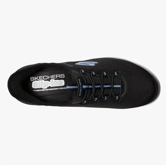 Skechers Waterproof Hands Free Slip-ins Summits-Best Choice Sneaker Black Sz 6.5 - Picture 2 of 12